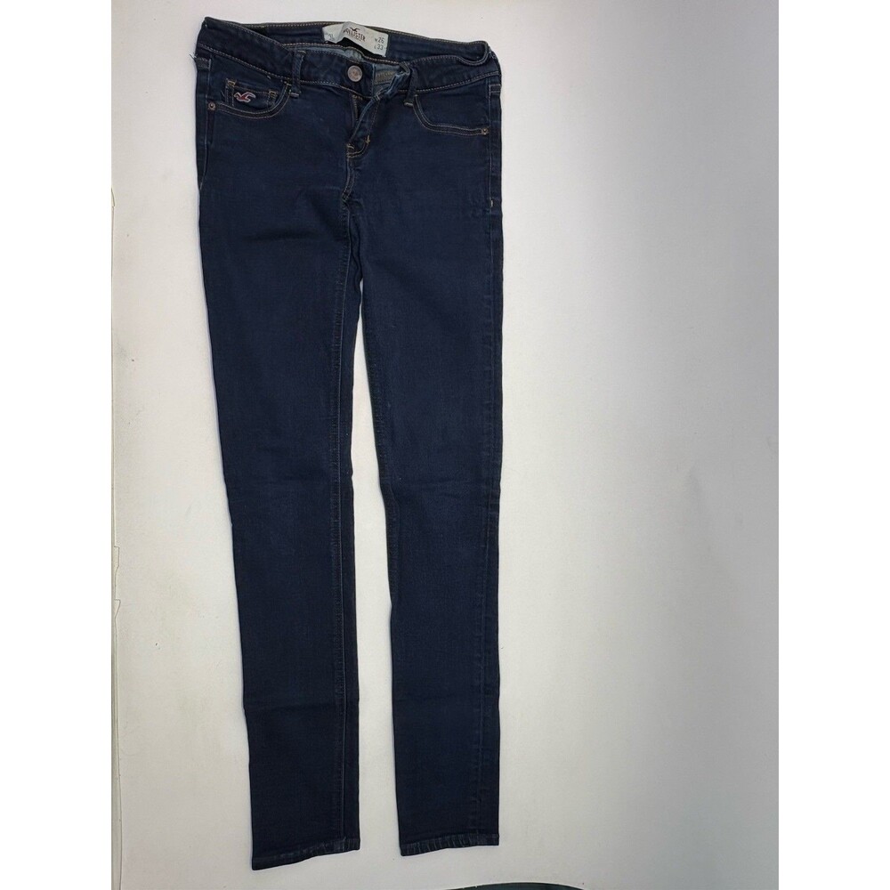 Hollister Women’s Skinny Jeans Dark Wash Stretch Low Rise W26 L33